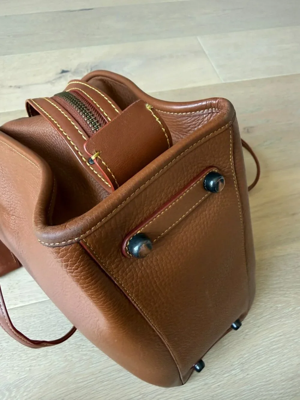 Coach 1941 Rogue 30 Style 38124 Saddle Glovetanned Pebble Leather Gunmetal